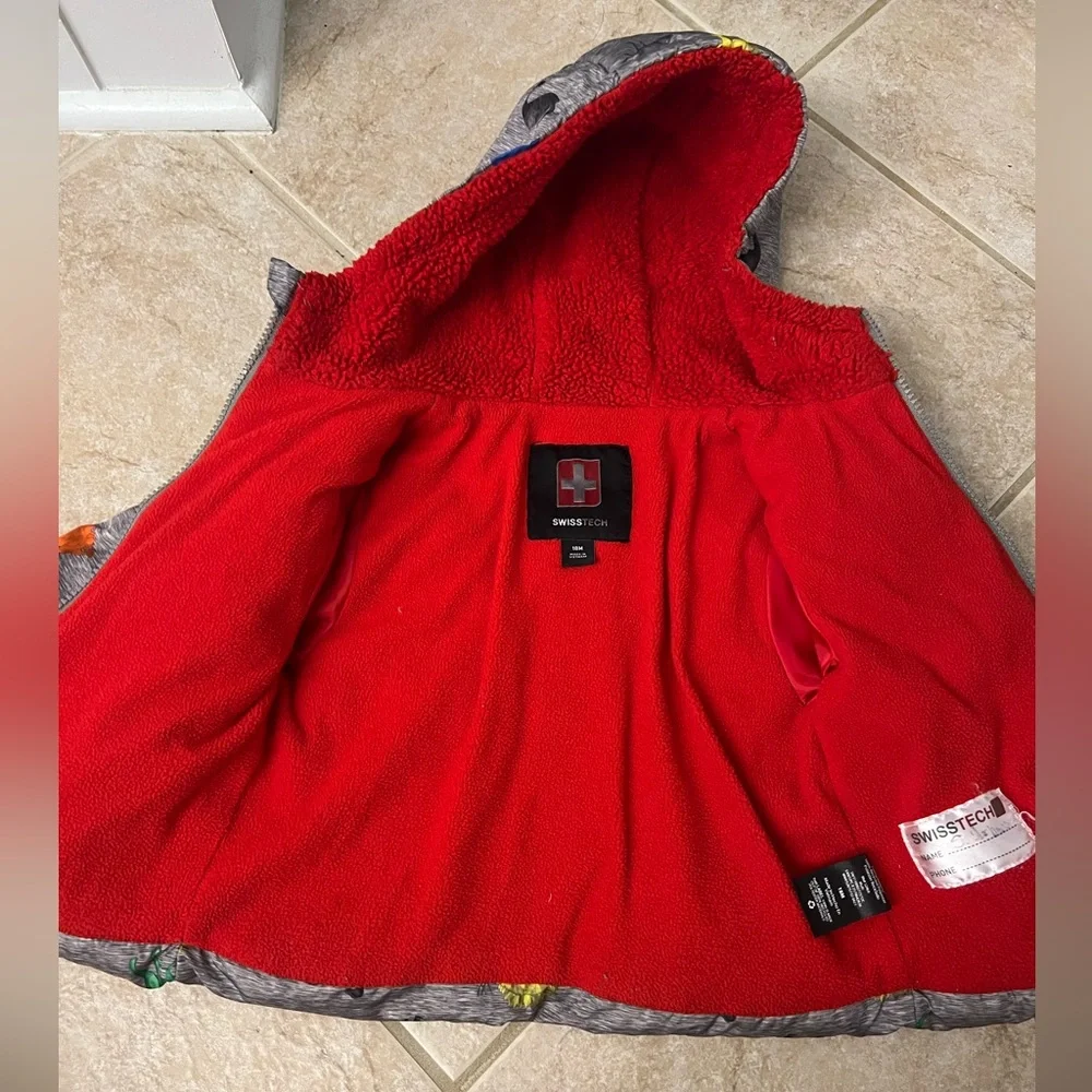 Swiss Tech dinosaur winter coat size 18 months